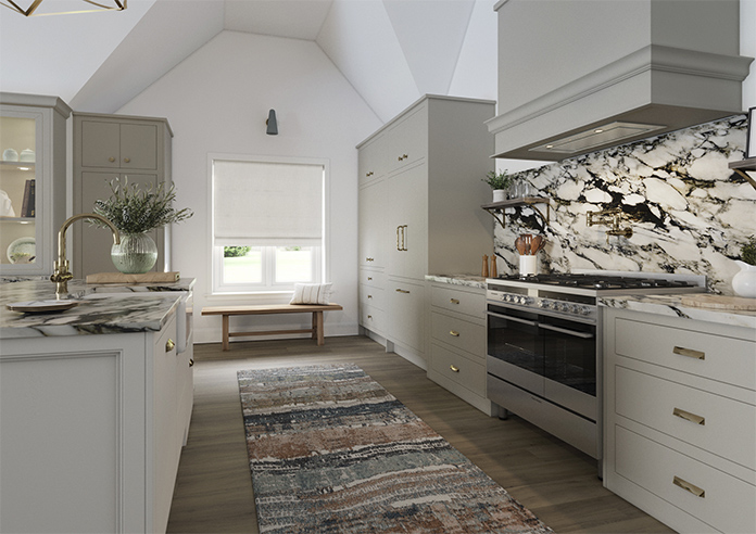 Laura Ashley Swanson, Dove Grey - Twist&Fit Roman Blind - Image 7